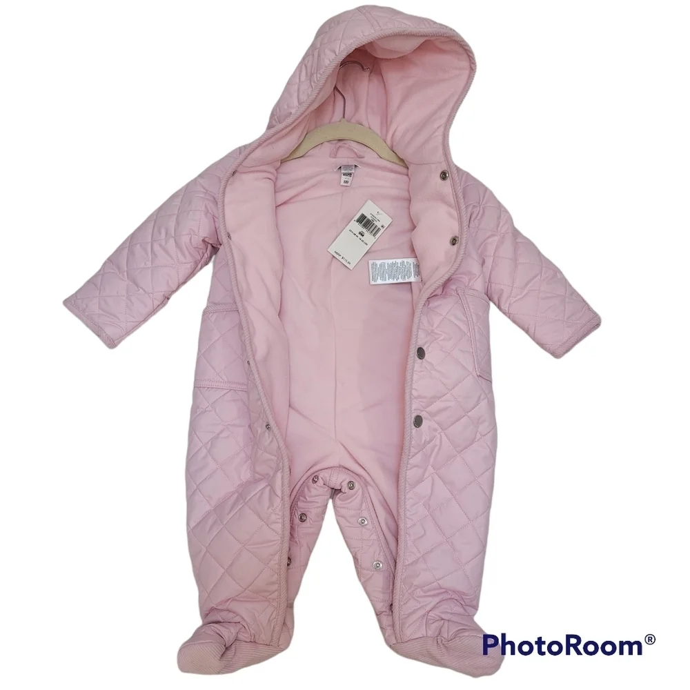 RALPH LAUREN Baby Girl's Hooded Barn Bunting‎ SIZE 9MONTH